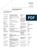 Young Global Leaders Annual Summit: List of Participants