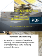 Chapter 1: Introduction To Accounting (FAR By: Millan)