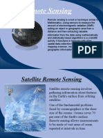 Satellite Remote Sensing