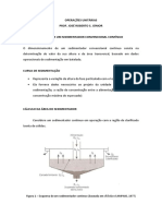 Projeto de Um Sedimentador Convencional Contínuo