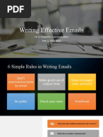 Writing Effective Emails: GE 5: Purposive Communication Sem 1, 2021-2022