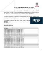 Certificado Tuberías Hdpe