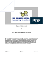 Construction Project Scope Statement