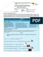 1st Bgu Week #2 - Diagnostic - Acc-Inf - English Learning Sheet