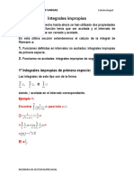 3.4 Integrales Impropias