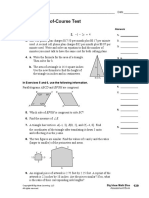 End-of-Course Test: Solve. 1. 2. 3