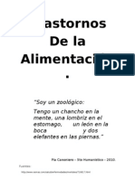 Trastornos Alimenticios