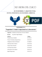 Lab. Seguridad y Salud Ocupacional en Laboratorios