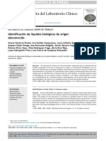 Identificación de Líquidos Biológicos de Origen Desconocido