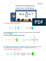 Tema Multiplicar Numero Entero Con Fracción