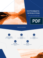 Networking Newsletter Dark Blue Variant