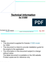 Technical Information: For V1505