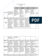 Written Assignment Rubric - Unit 5 Quality Scale