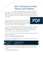 8 Linux Parted' Commands To Create, Resize and Rescue Disk Partitions