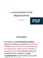 Comunicación en Las Negociaciones