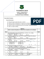 Gr. X Maths Pre Board-1