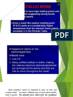 Metallic Bonding - 1 - Free Electron Model