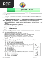 Quarter 4 Week 5: NAME: - YR & SEC: - Competency