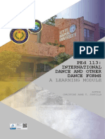 Ped 113: International Dance and Other Dance Forms: A Learning Module