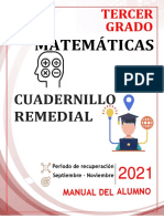 3° MATE CUADER - REMEDIAL - ALUMNO CSR