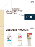 Supply Chain Management of Cosmetics