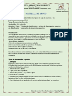 Material Documentos Soportes