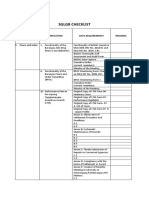 SGLGB Checklist: Core/Essential Areas Indicators Data Requirements Remarks