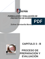 Formulación y Evaluación de Proyectos Unidad 1 - Cap 3B