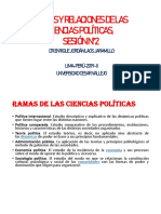 Ppt.n°2-Ramas y Relaciones de Las Ciencias Políticas