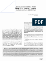 La Discusion Acerca de La Cargaprocesalalaluzdesus Implicancias Juridicas