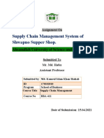 Supply Chain Management in Supershop Store