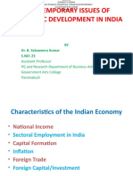 Contemporary Issues of Economic Development in India: BY Dr. B. Selvaveera Kumar S.NO: 23