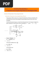 Ce 513 Plates and Shells 2-Equations Governing Bending of Beams & Rectangular Plates