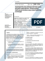 Abnt - NBR 10969 NB 1254 - Desempenho de Sistema de Freio para Veiculos Rodoviarios - Prescricoes