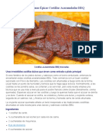 Costillas Acarameladas BBQ - Smoke Kit BBQ