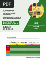 Recursos Juego Desafio Reciclaje