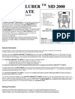 Electro-Luber MD 2000 Ultimate: Installation Instructions