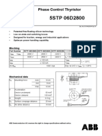 5STP 06D2800: Phase Control Thyristor