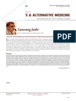 Restorative & Alternative Medicine: Gaurang Joshi