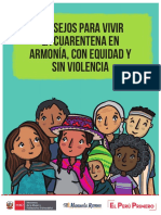 Consejos para Vivir en Armonia Equidad y Sin Violencia