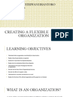 Creating A Flexible Organization