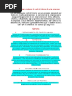 Estrategias para Mejorar El Control Interno de Una Empresa