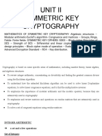 Unit II Symmetric Key Cryptography