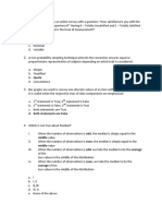 SIR CLEO - Statistics-Exam