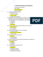 Preguntas Sobre Los Aparatos y Sistemas Derivados Del Mesodermo