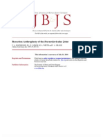 Resection Arthroplasty of The Sternoclavicular Joint: J Bone Joint Surg Am