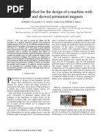 Analytical Method For The Design of A Machine With Aligned and Skewed Permanent Magnets