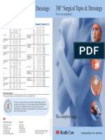 3M Surgical Tapes & Dressings 3M Surgical Tapes & Dressings: The Complete Range