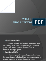 What Is Organizing ?