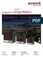 Digital Meters - Newtek Electricals, Multifunction Energy Meters, VAF Meter, Smart Meter